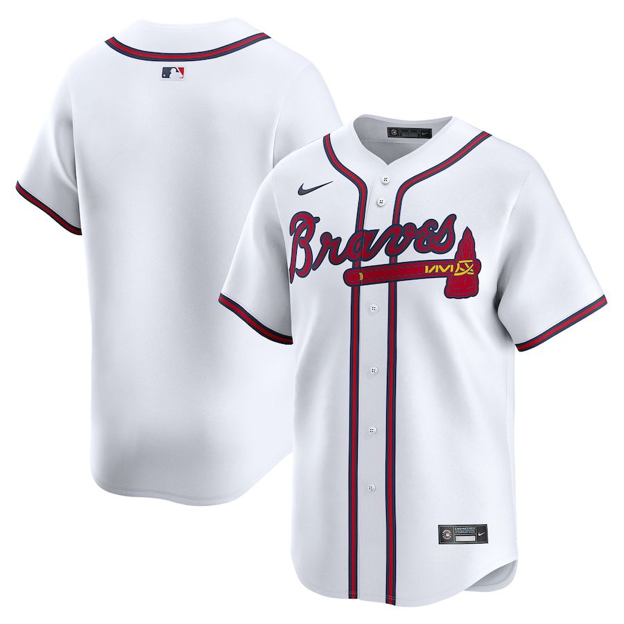 Men Atlanta Braves Blank Nike White Home Limited MLB Jersey->atlanta braves->MLB Jersey